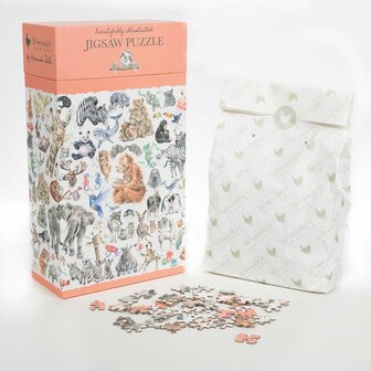 Wrendale-boxed-Jigsaw-puzzle-1000_pcs-ZOOLOGY-diernetuin-wilde-dieren-PUZZLE004