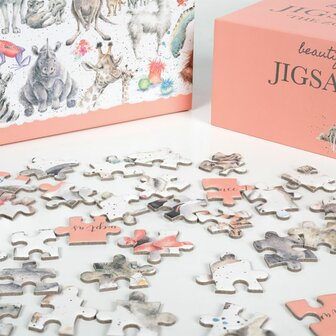 Wrendale-boxed-Jigsaw-puzzle-1000_pcs-ZOOLOGY-diernetuin-wilde-dieren-PUZZLE004