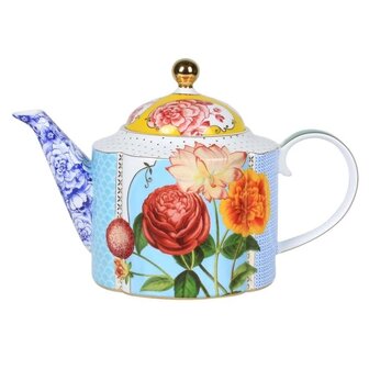 Pip-Studio-theepot-ROYAL-1650ml-gekleurde-bloemen