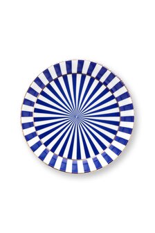 PIP-Studio ROYAL-TILES-Blue-Theetipje-tea_bag-holder-blue-white-stripe-blauw