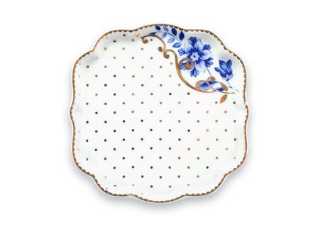 PIP-Studio-thee_tipje-ROYAL-WHITE-small-plate-10cm-stippen-blauwe-bloemen-