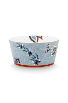 PIP-Studio-4-Bowls-giftset-Oriental-Flower-Festival-blue-4-kommen-goudkleurig-51.003.259