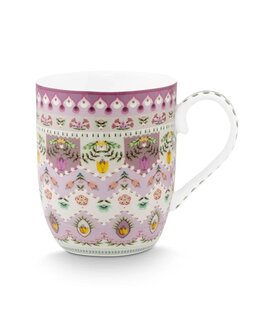 PIP-Studio-LILY_&amp;_LOTUS-Moon-Delight-Multi-mug-lila-bloemen-rand-145ml-51.002.475