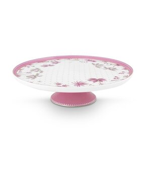 PIP-Studio-Mini-Cake_tray-JOLIE-Dots-gold-pink-21cm-palmboom-kraanvogel-51.018.173