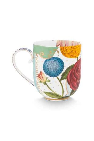 Pip-Studio-ROYAL-Flowers-mug-Large-beker-325ml-bloemen-51002073
