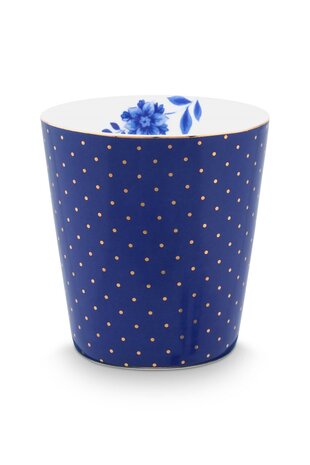 PIP-Studio-ROYAL-DOTS-gold-blue-beker-stippen-blauw-51.002.239