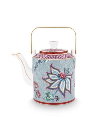 PIP-Studio-Teapot-giftbox-Oriental-Flower-Festival-theepot-1_liter-goudkleurig-hengsel-51.005.074