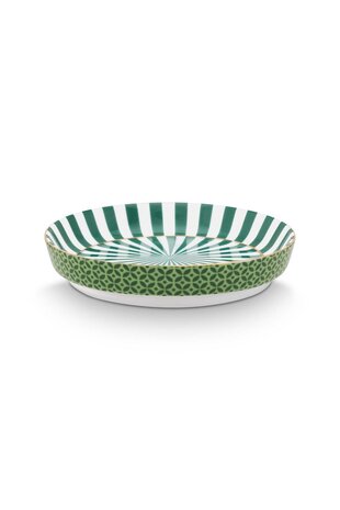 Pip-Studio-Tea-Tip-ROYAL-STRIPES-Green-theetipje-gestreept-rozet-groen-wit-51.002.430A