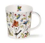 Dunoon-beker-mok-mug-Becher-Lomond-SECRET-WOOD-Blue_Tit-Pimpelmees-Eekhoorn-Jane Fern-