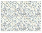 Pimpernel-hittebestendige-placemats-set/4-Large-WILLOW BOUGH Blue - wilgentakken-takken-bruin-blauw