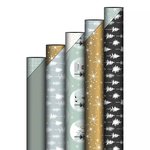 CollectivWarehouse-Kerstmis-cadeau-papier-inpakpapier-set/5-rollen-COOL-MINT-&-BLUE-300x50cm