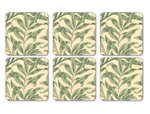 Pimpernel-onderzetters-kurk-onderzijde-WILLOW_BOUGH-Green-Wilgentakken-bladeren-groen-Morris_&_Co-X0010268721V