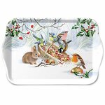 Ambiente-kunststof-dienblad--tray-small-WINTER_TREAT-voedermand-sneeuw-winter-13x21cm