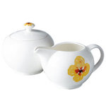 Clou & Classic-Timeless-melkkannetje-200ml-&-melkkannetje-YELLOW-FLOWERS-bloemen-geel-viooltje-