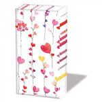 Ambiente-papieren-zakdoekjes-tissue-HEARTS-GARLANDS-mix-guirlandes-hartjes