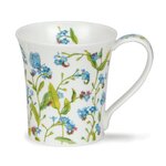 Dunoon-JURA-beker-mok-mug-Becher-FORGET-ME-NOTS-Blue-flower-bloem-Vergeet-Mij-Nietjes-blauw-210ml-design-Michele_Aubourg