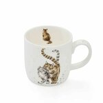 Royal-Worcester-Portmeirion-beker-mok-mug-FELINE_GOOD-gestreepte-katten-Wrendale-serie-dieren-MMSY5629XT