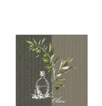 apieren-servetten-coctail-OIL-AND-OLIVES-olijftak-oliefles-25x25cm-Ambiente-12515015