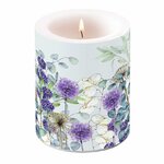 Ambiente-Kaars-candle-groot-big-LUNARIA-Allium-paarse-bloem-Judaspenning-75h-branduren-19117475