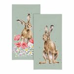 Papieren-zakdoekjes-tissue-Wrendale-Designs-HARE-GOLDEN_HOUR-Haas-Veldbloemen-TIS006