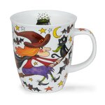 Dunoon-beker-mok-mug-Nevis-Helloween-SPOOKY-WOOKY-Witch-heks-tovenares-bezemsteel-zwarte_magie--Jane_Brookshaw-480ml