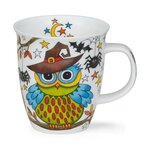 Dunoon-beker-mok-mug-Nevis-Helloween-SPOOKY-WOOKY-Owl-Halloween-uil-vleermuizen-spinnen-zwarte_magie--Jane_Brookshaw-480ml