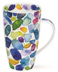 Dunoon-XL-beker-mok-Henley-BLOBS!-gekleurde-verf-klodders-blauw-groen-design-Caroline_Bessey
