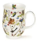 Dunoon-beker-mok-mug-Becher-Suffolk-SECRET-WOOD-Blue_Tit-Pimpelmees-Squirrel-Eekhoorn-design-Jane Fern-