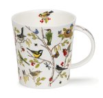 Dunoon-beker-mok-mug-Becher-Lomond-SECRET-WOOD-Woodpecker-Specht-Roodborstje-Jane Fern-