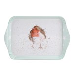 WRENDALE-Scatter-Tray-dienblad-Small-ROBIN-vogel-dieren-Roodborstje-14,5x21cm-Pimpernel-Hannah_Dale
