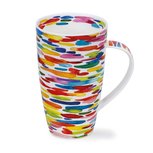 SLAPDASH! Henley XL beker gekleurde verfstrepen horizontaal SLAPDASH! Henley XL beker gekleurde verfstrepen horizontaal