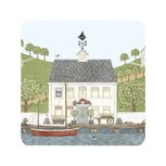 Sally Swannell Onderzetter Harbour CAPTAIN'S HOUSE serie WRENDALE Havengezicht Sally Swannell Onderzetter Harbour CAPTAIN'S HOUSE serie WRENDALE Havengezicht