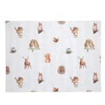 Pimpernel placemat katoen WRENDALE dubbelzijdig Bosdieren streep Pimpernel placemat katoen WRENDALE dubbelzijdig Bosdieren streep