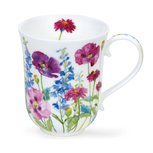 BRAEMAR beker COTTAGE FLOWERS purple paarse zomerbloemen anemonen ridderspoor delphinium BRAEMAR beker COTTAGE FLOWERS purple paarse zomerbloemen anemonen ridderspoor delphinium