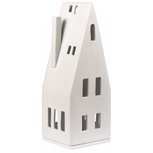 Raeder Light House PITCHED ROOF biscuit porselein huis met schuin puntig dak