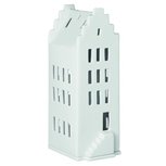 Raeder Light House GABLE ROOF biscuit porselein huis met zadeldak