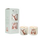 Wrendale mini set/2 geurkaarsen WOODLAND COLLECTION Green FOX Wrendale mini set/2 geurkaarsen WOODLAND COLLECTION Green FOX