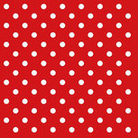 Papieren servetten AB 25x25cm p/20 DOTS RED rood met witte Stippen Papieren servetten AB 25x25cm p/20 DOTS RED rood met witte Stippen