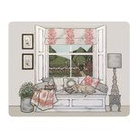 Sally Swannell Placemat WINDOW SEAT serie WRENDALE raam zithoek in erker Sally Swannell Placemat WINDOW SEAT serie WRENDALE raam zithoek in erker