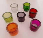 6 st. Tafellichtjes glas Clou & Classic 6,5 cm ASSORTI 5 + 1 gratis 6 st. Tafellichtjes glas Clou & Classic 6,5 cm ASSORTI 5 + 1 gratis