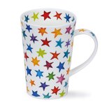SHETLAND mug only STARBURST beker gekleurde sterren 0,44L