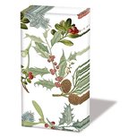 Papieren zakdoekjes AB p/10 WINTER FEELING Kersttakjes