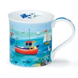Bute beker SHORE LIFE FB Fish Boat vissersbootjes op zee by Lynn Horrabin Bute beker SHORE LIFE FB Fish Boat vissersbootjes op zee by Lynn Horrabin