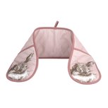 Wrendale Double oven glove katoen BATHTIME Rabbit pink Konijn Roze Wrendale Double oven glove katoen BATHTIME Rabbit pink Konijn Roze