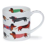 ORKNEY beker DASHING DOGS 350ml SAUSAGE Dachshund Teckel Rashonden ORKNEY beker DASHING DOGS 350ml SAUSAGE Dachshund Teckel Rashonden