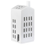 Raeder Light House SMALL WINDOWS biscuit porselein Huis met veel kleine ramen Raeder Light House SMALL WINDOWS biscuit porselein Huis met veel kleine ramen