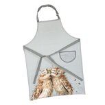 Wrendale apron keukenschort katoen BIRDS OF A FEATHER Owl Grey Uilen grijs Wrendale apron keukenschort katoen BIRDS OF A FEATHER Owl Grey Uilen grijs