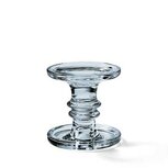 Ambiente Kaarshouder op voet BIG glas BLUE voor kaarsen max Ø 10cm blauw