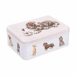 Wrendale Designs Koekjestrommel rechthoekig A DOG'S LIFE met lichtroze deksel Wrendale Designs Koekjestrommel rechthoekig A DOG'S LIFE met lichtroze deksel