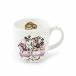 Royal Worcester mug MOVIE NIGHT beker mok 310ml serie WRENDALE dieren Honden